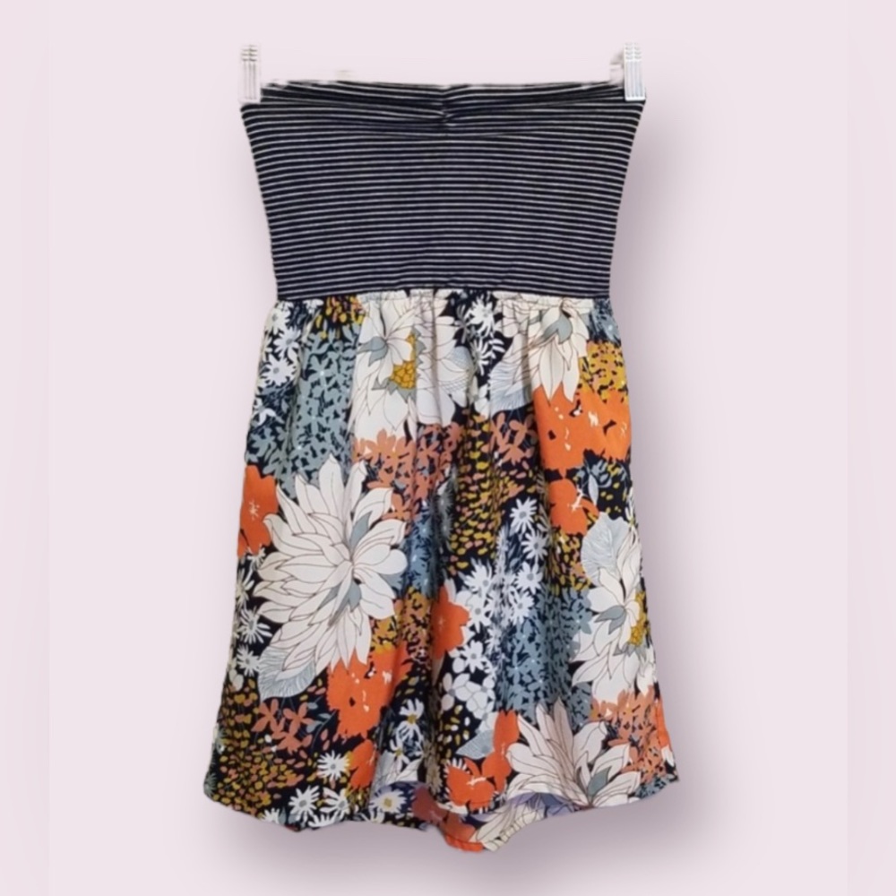 Roxy Strapless Mini Dress / Tunic Top Size Small
